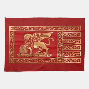 Venetian flagga kökshandduk
