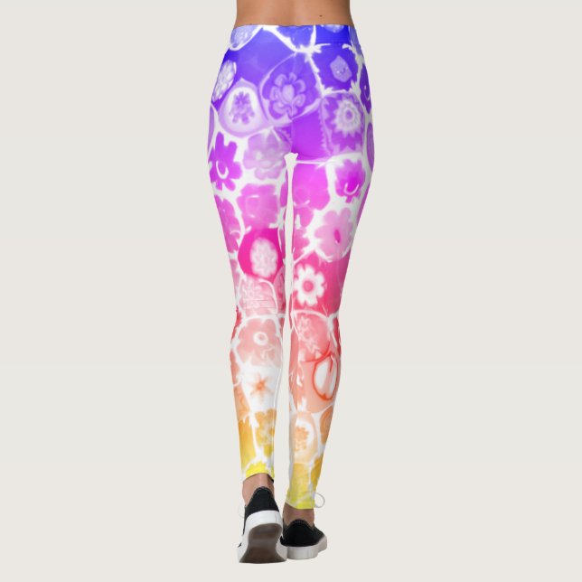 VENETIAN FLORA GLASS CAPRI LEGGINGS (Baksida)