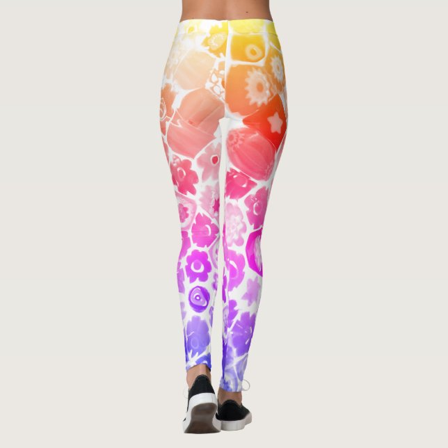 VENETIAN FLORA GLASS CAPRI LEGGINGS (Baksida)
