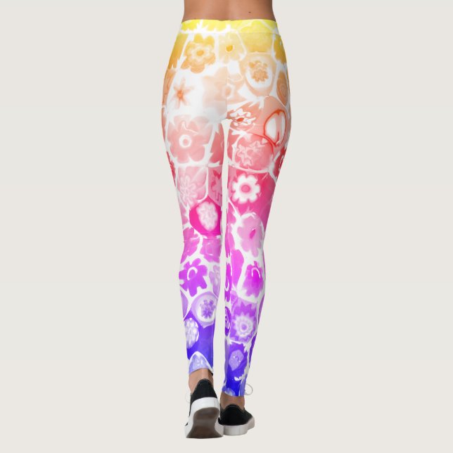 VENETIAN FLORA GLASS CAPRI LEGGINGS (Baksida)