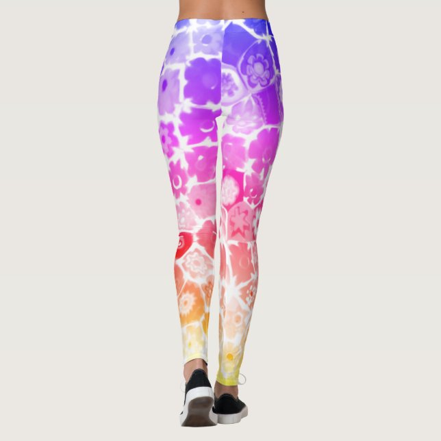 VENETIAN FLORA GLASS CAPRI LEGGINGS (Baksida)