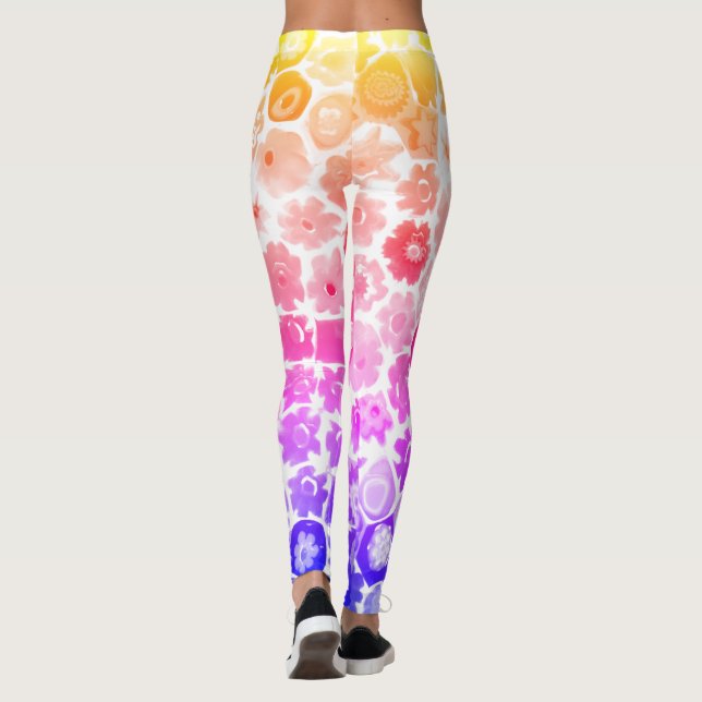 VENETIAN FLORA GLASS CAPRI LEGGINGS (Baksida)