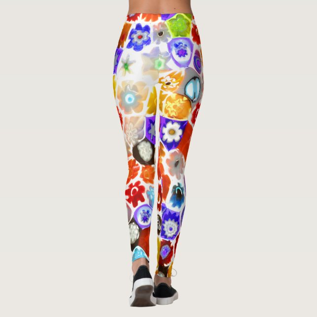 VENETIAN FLORA GLASS LEGGINGS (Baksida)