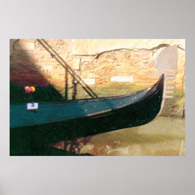 Venetian Gondola Poster (Framsidan)