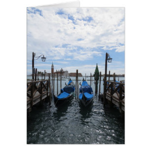 Venetian Gondolas Hälsningskort
