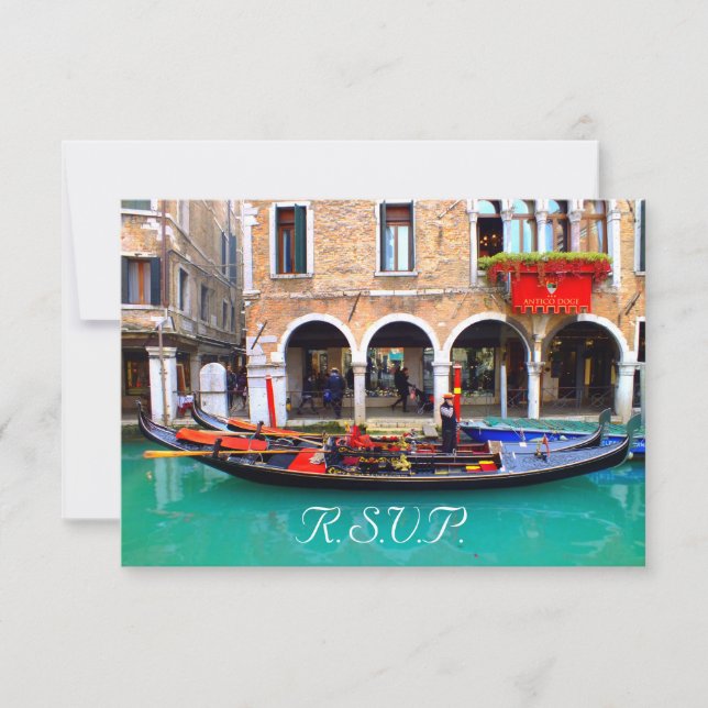 Venetian Gondolas - OSA kort (Framsida)