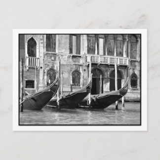 Venetian Gondolas vycard Vykort