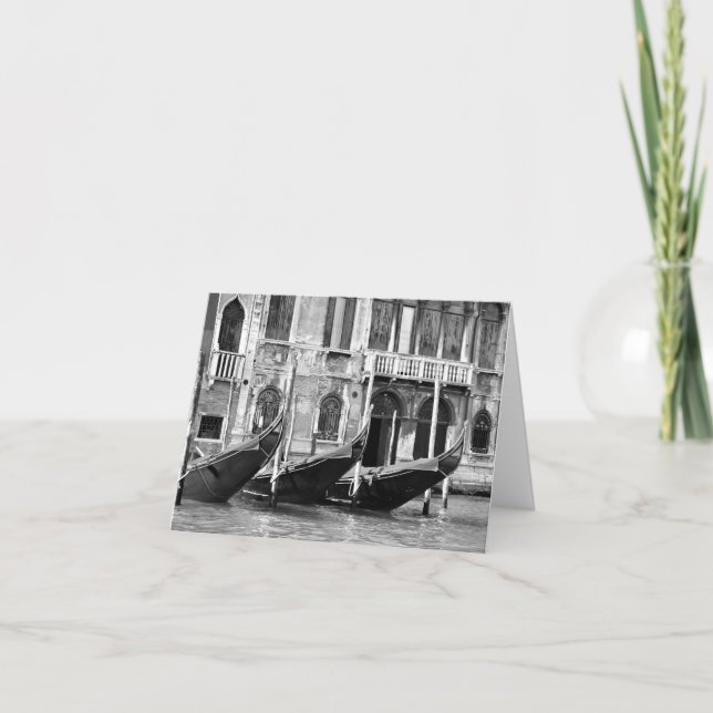 Venetian gondolkort kort (Framsida)
