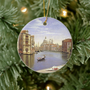 Venetian Grand Canal Serenity by P. C. Skovgaard Julgransprydnad Keramik