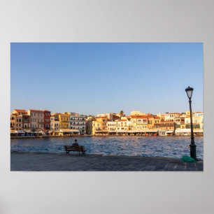 Venetian Harbour, Chania, Kreta, Grekland Poster