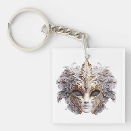 Venetian Intricately Decorated in Gray and Gold