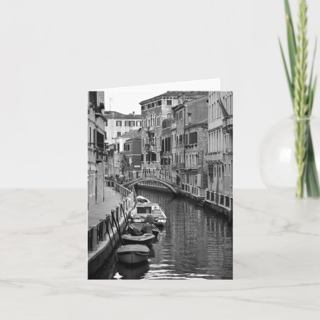 Venetian kanalkort kort (Framsida)