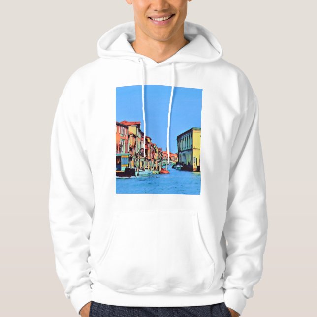 Venetian Lagoon - MURANO - vy Hoodie (Framsida)