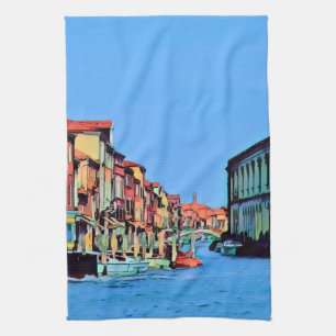 Venetian Lagoon - MURANO - vy Kökshandduk