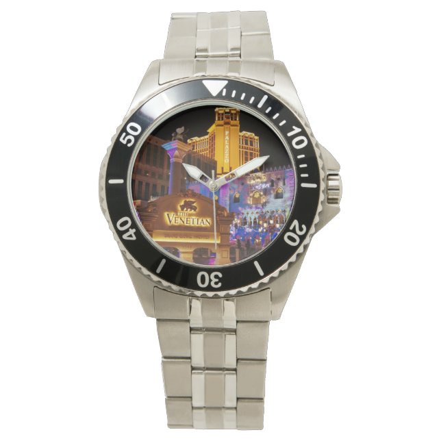 Venetian Las Vegas Decorative Evening Ljus Armbandsur (Framsida)