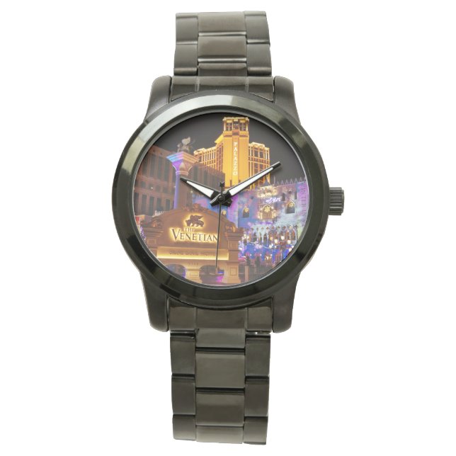 Venetian Las Vegas Decorative Evening Ljus Armbandsur (Framsida)