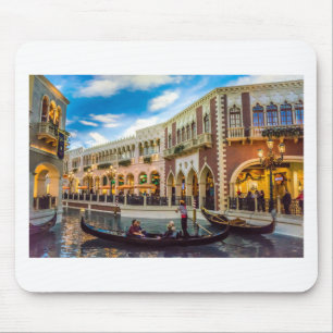 Venetian Las Vegas Gondolkanalarkitektur Musmatta