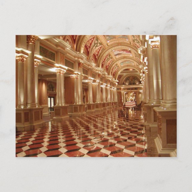 Venetian Las Vegas Lobby Postcards Vykort (Framsida)