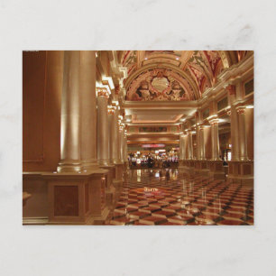 Venetian Las Vegas Lobby Postcards Vykort