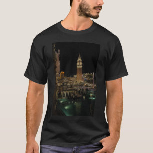 Venetian Las Vegas på natten T Shirt