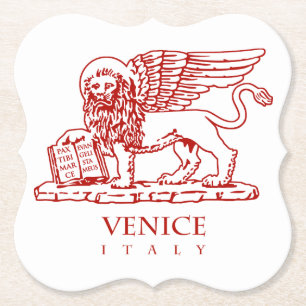 Venetian lejont underlägg papper
