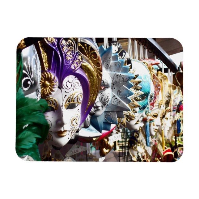Venetian Mask 1 Magnet (Horisontell)