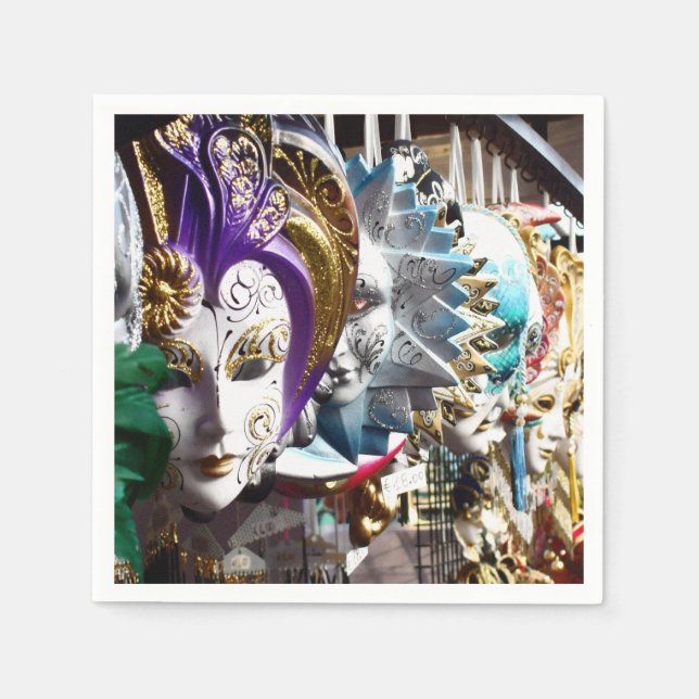 Venetian Mask 1 Pappersservett (Framsidan)