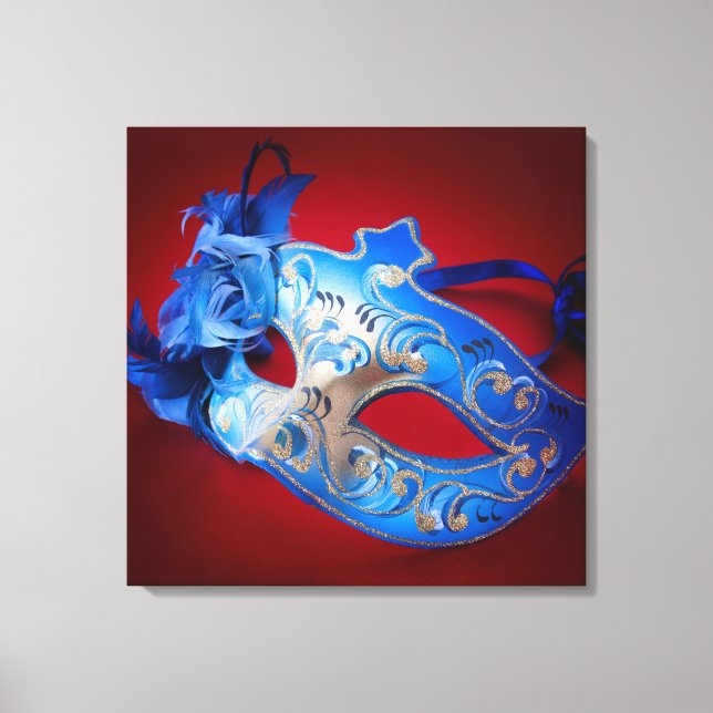 Venetian Mask Canvastryck (Framsida)