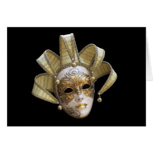 Venetian Mask Hälsningskort