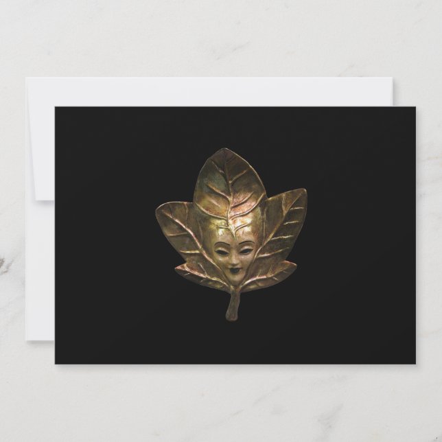 Venetian Mask-inbjudan Inbjudningar (Framsida)