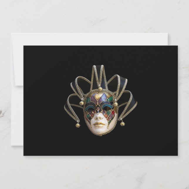 Venetian Mask-inbjudan Inbjudningar (Framsida)