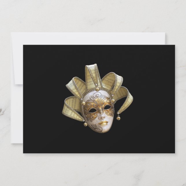 Venetian Mask-inbjudan Inbjudningar (Framsida)