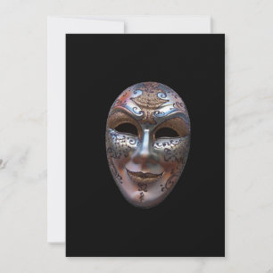 Venetian Mask-inbjudan Inbjudningar