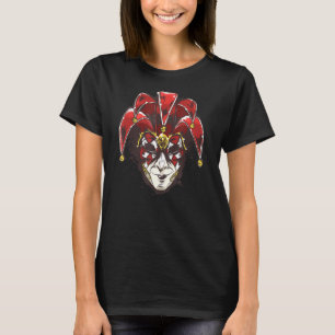 Venetian Mask Jester Finare Dress Carnival T Shirt