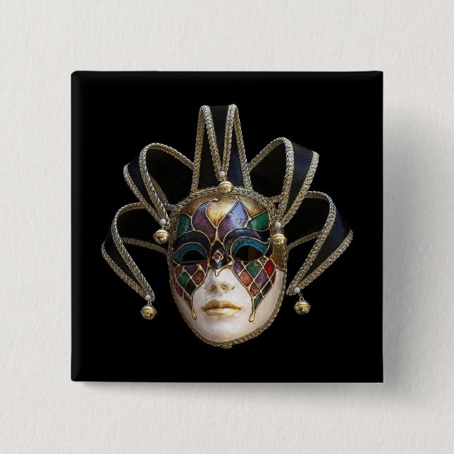 Venetian Mask Knapp (Framsida)