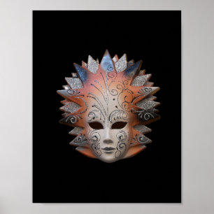 Venetian Mask Poster