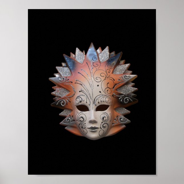 Venetian Mask Poster (Framsidan)