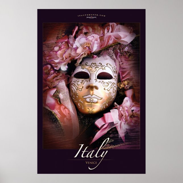 Venetian Mask Poster (Framsidan)