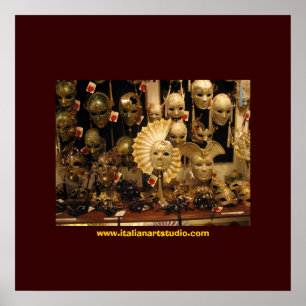 Venetian Mask Poster