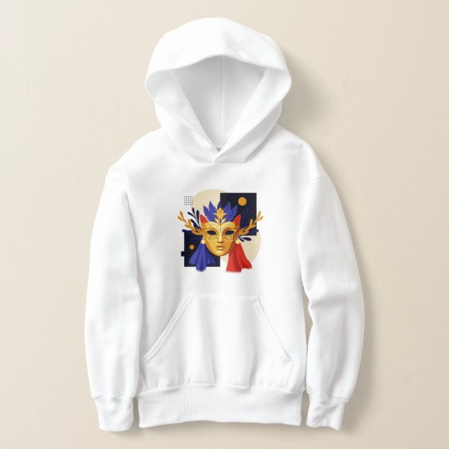 Venetian mask t shirt (Laydown)