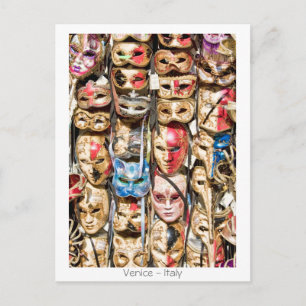 Venetian Mask Vykort