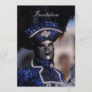 Venetian maskera inbjudningar