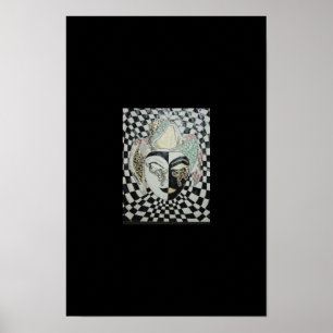 Venetian maskera poster