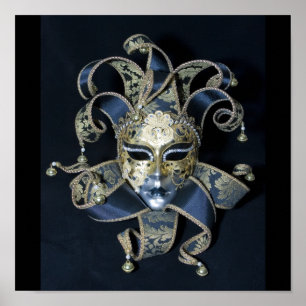 Venetian maskera poster