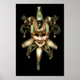 Venetian maskera poster