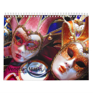 Venetian maskerar kalender