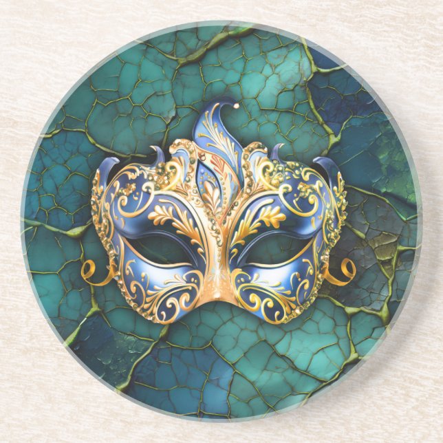 VENETIAN MASKSandstone-Underlägg Underlägg (Framsidan)