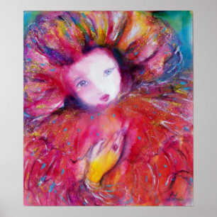 VENETIAN MASQUERADE /MASK IN RED POSTER