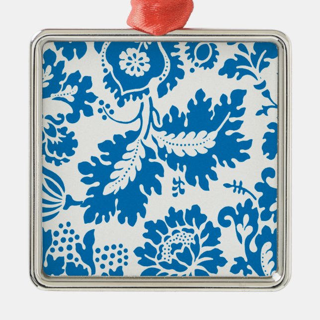 Venetian Mönster (av William Morris) Julgransprydnad Metall (Framsidan)