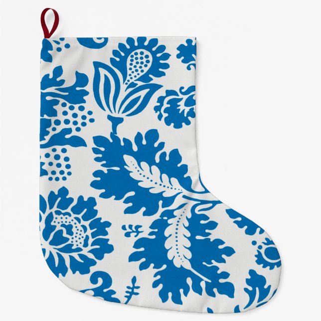 Venetian Mönster (av William Morris) Stor Julstrumpa (Framsidan)